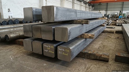 Forged Steel Square Bar – open die forged square bar side up to 800 mm, used for die inserts and tooling
