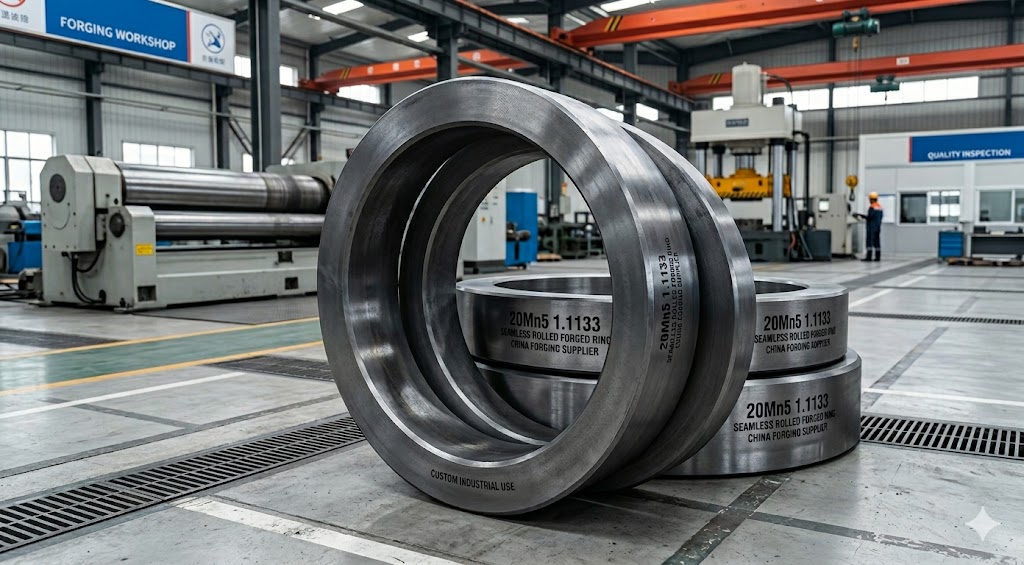 20Mn5 1.1133 Seamless Rolled Forged Rings — China Forging Supplier