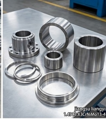 1.4313 Hollow Forged Ring and Sleeve - Custom OEM Stainless Steel Forgings