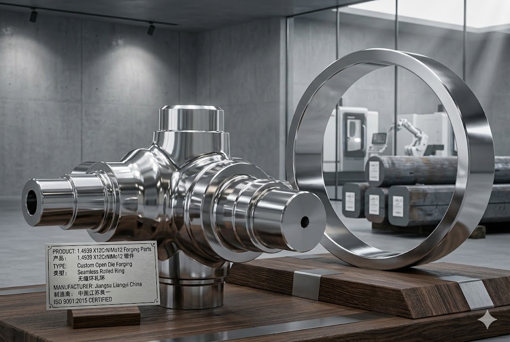 1.4939 X12CrNiMo12 Forging Parts — Custom Open Die Forgings and Seamless Rolled Rings from Jiangsu Liangyi China Manufacturer