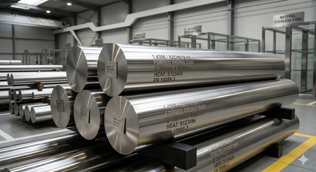 1.4306 X2CrNi19-11 Forged Round Bars for industrial applications