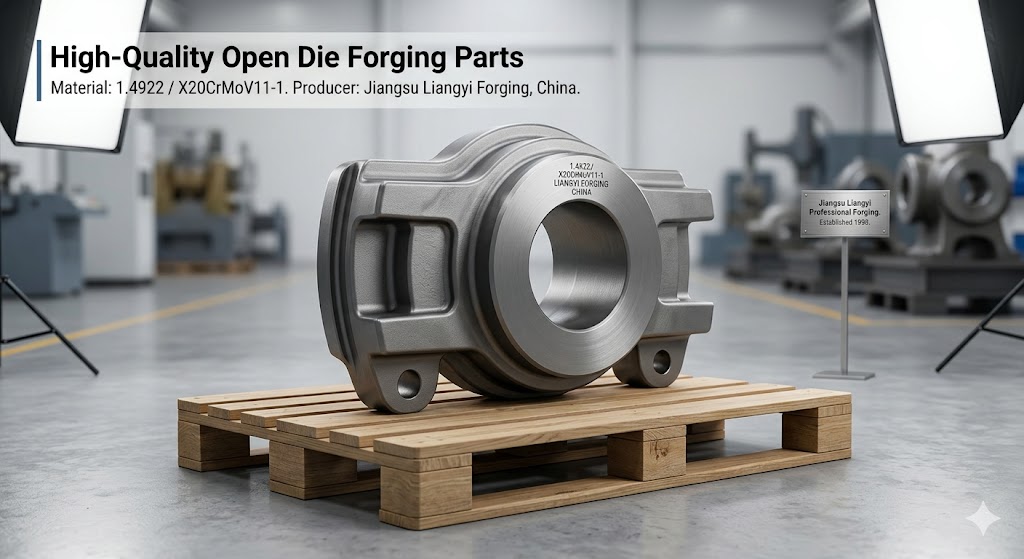 High-quality 1.4922 X20CrMoV11-1 open die forging parts produced by Jiangsu Liangyi, China professional forging manufacturer