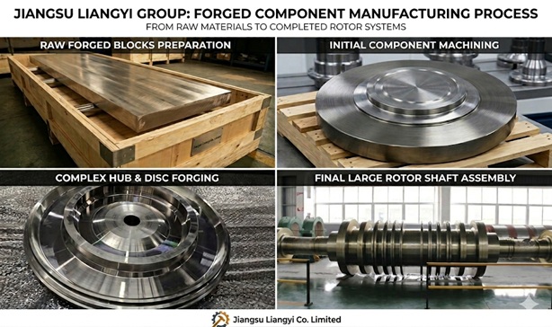 1.4923 / X22CrMoV12-1 forged steel example for turbine and industrial forging applications