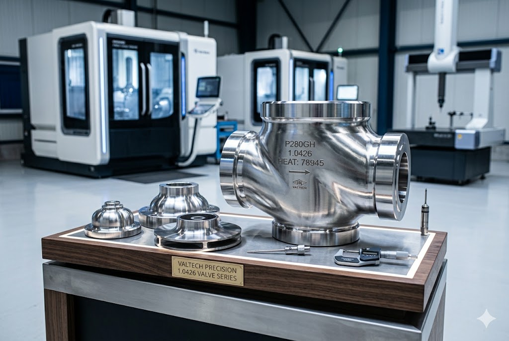 1.0426 P280GH forged valve bodies, bonnets and industrial pump components