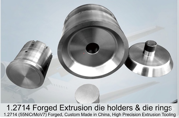 1.2714 Forged Extrusion die holders & die rings 1.2714 55NiCrMoV7 forged Extrusion die holders* die rings custom China