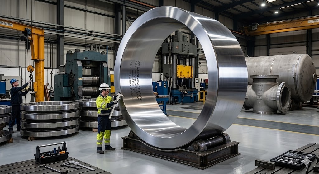 13CrMoSi5-5 seamless rolled rings — max OD 5000mm, for valves and pressure vessels