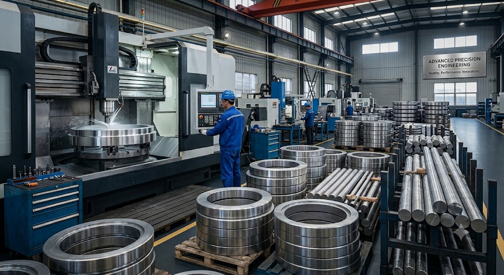 1.4462 Duplex Stainless Steel Forged Rings and Bars — CNC Machining in Jiangsu Liangyi Factory