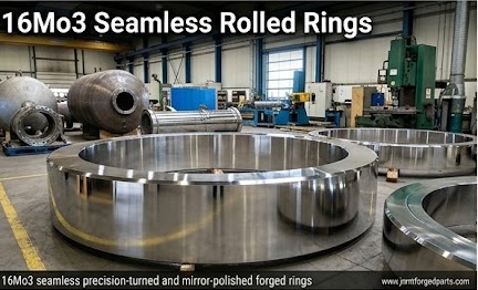16Mo3 seamless rolled forged rings for pressure vessels and boilers