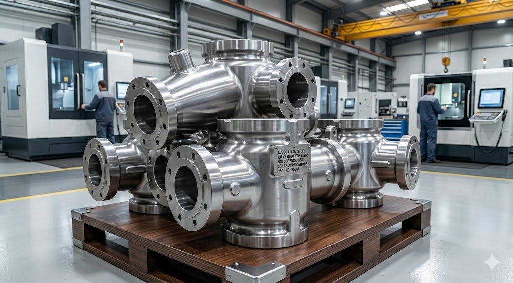 1.7336 alloy steel valve body forgings for supercritical boiler applications