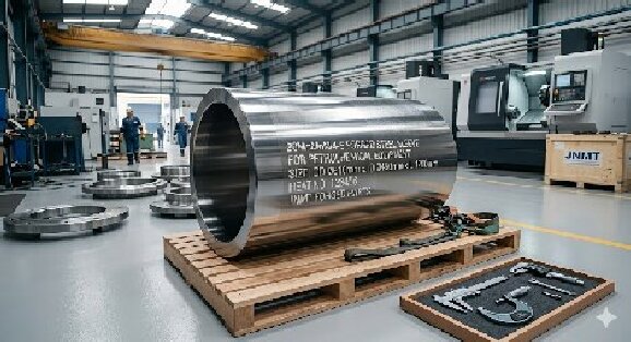 20MnMoNi4-5 forged steel sleeve for petrochemical equipment