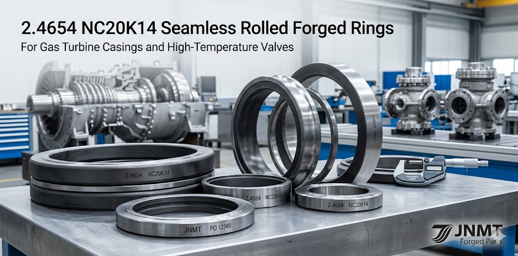 2.4654 NC20K14 Seamless Rolled Forged Rings for Gas Turbine Casings and High-Temperature Valves