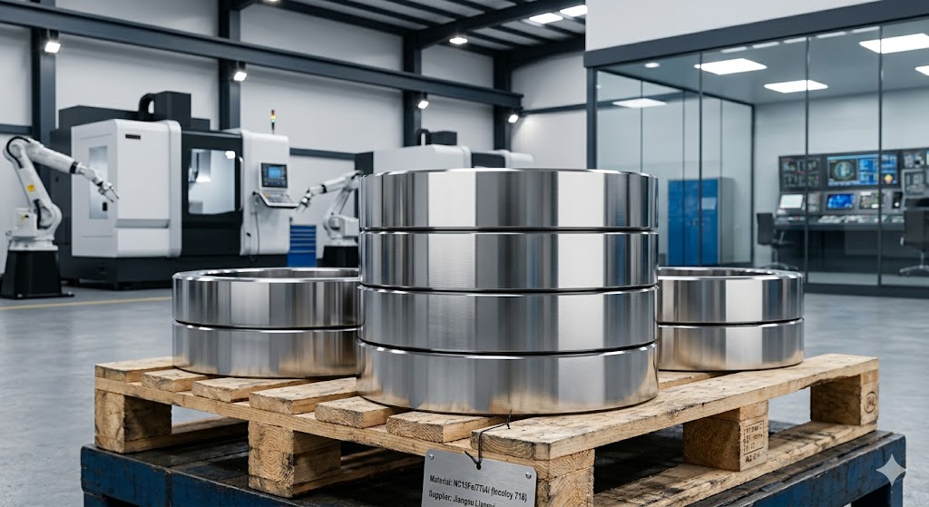 NiCr15Fe7TiAl Seamless Rolled Forged Rings Supplier China Jiangsu Liangyi