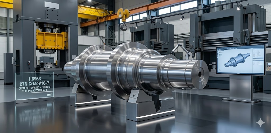 1.6963 27NiCrMoV16-7 Forging Parts — China Forged Turbine Components Manufacturer