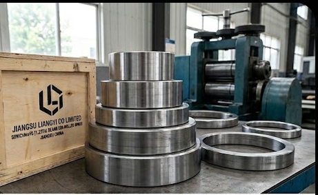 55NiCrMoV6 (1.2713) seamless rolled rings – custom forging manufacturer Jiangsu China