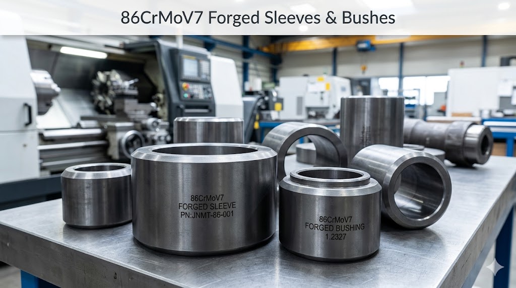 86CrMoV7 Forged Sleeves Bushes Heavy Machinery