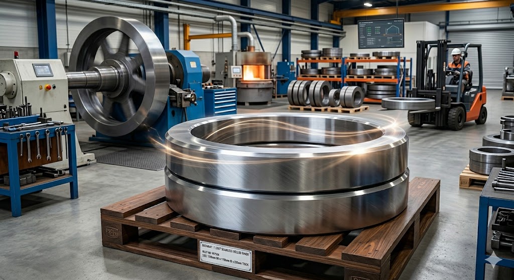 86CrMoV7 Seamless Rolled Rings Forging Supplier