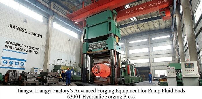 Advanced 6300T Hydraulic Forging Press in Jiangsu Liangyi Factory