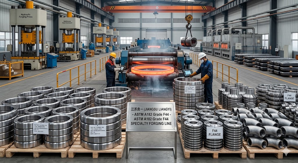 ASTM A182 Grade F44 Seamless Rolled Forged Rings — Jiangsu Liangyi China Manufacturer