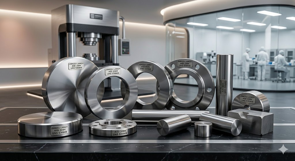 AISI 309H Forged Parts — UNS S30909 Stainless Steel Open Die Forgings from Jiangsu Liangyi China