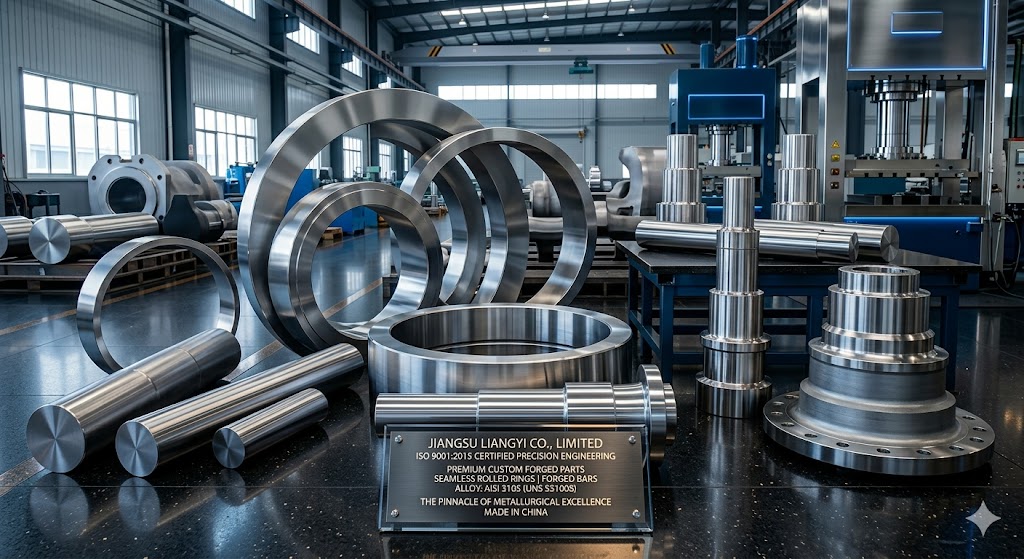 AISI 310 (UNS S31000) and AISI 310S (UNS S31008) Custom Open-Die Forged Forging Parts, Seamless Rolled Rings and Forged Bars manufactured by Jiangsu Liangyi Co., Limited — ISO 9001:2015 Certified China Forging Manufacturer