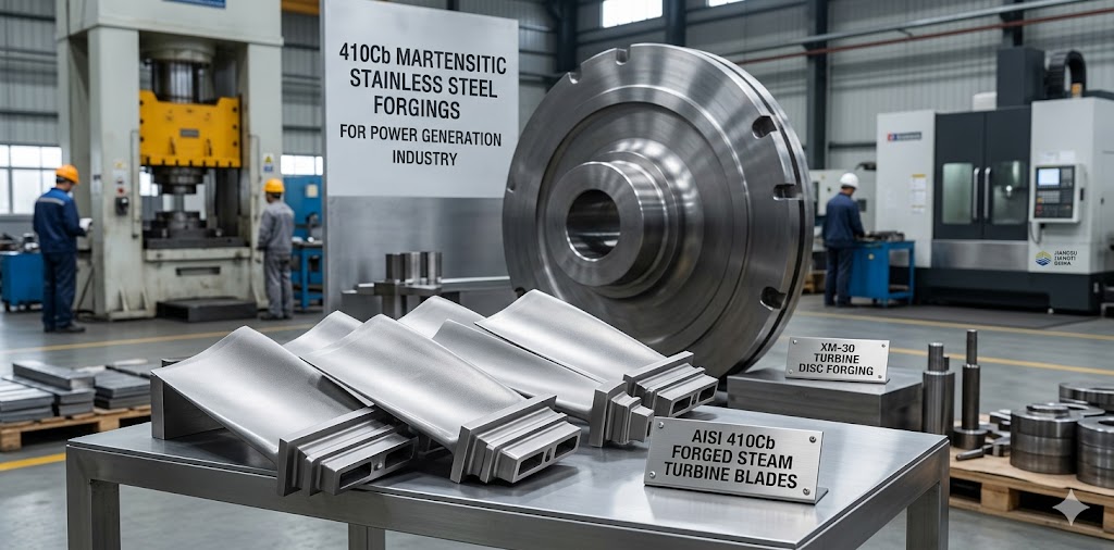 AISI 410Cb Steam Turbine Blade Flat Bars | XM-30 Turbine Disc Forgings from Jiangsu Liangyi China