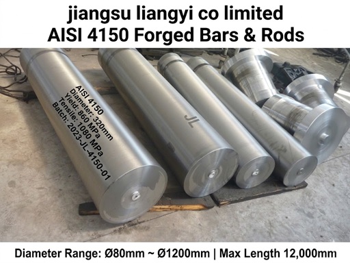 AISI 4150 SAE 4150 forged round bars and rods, diameter 80mm to 1200mm, China manufacturer
