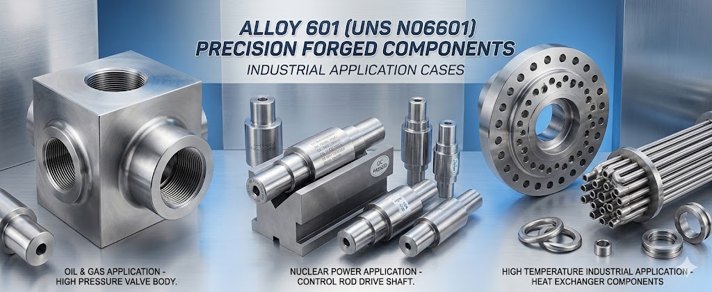 Alloy 601 UNS N06601 Forged Parts | Oil Gas Nuclear Power Industrial Application Cases