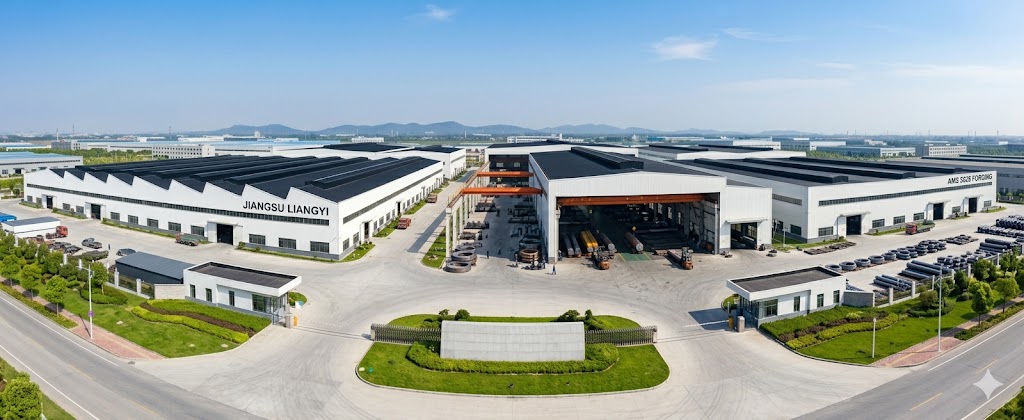 Jiangsu Liangyi AMS 5628 forging manufacturing facility in Jiangyin City Jiangsu Province China