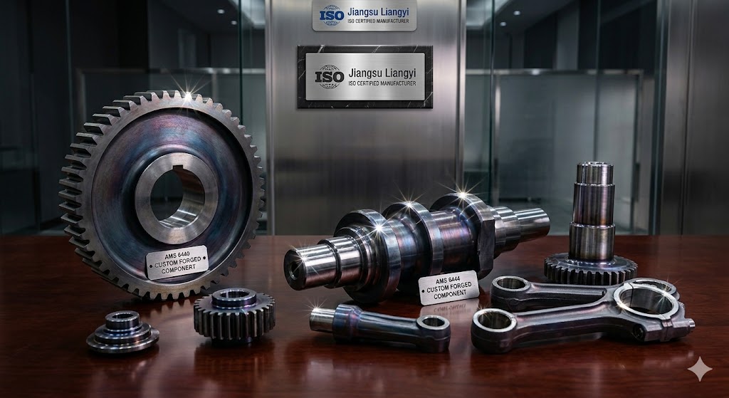 Custom AMS 6440 & AMS 6444 Forged Components — Jiangsu Liangyi China ISO Certified Manufacturer