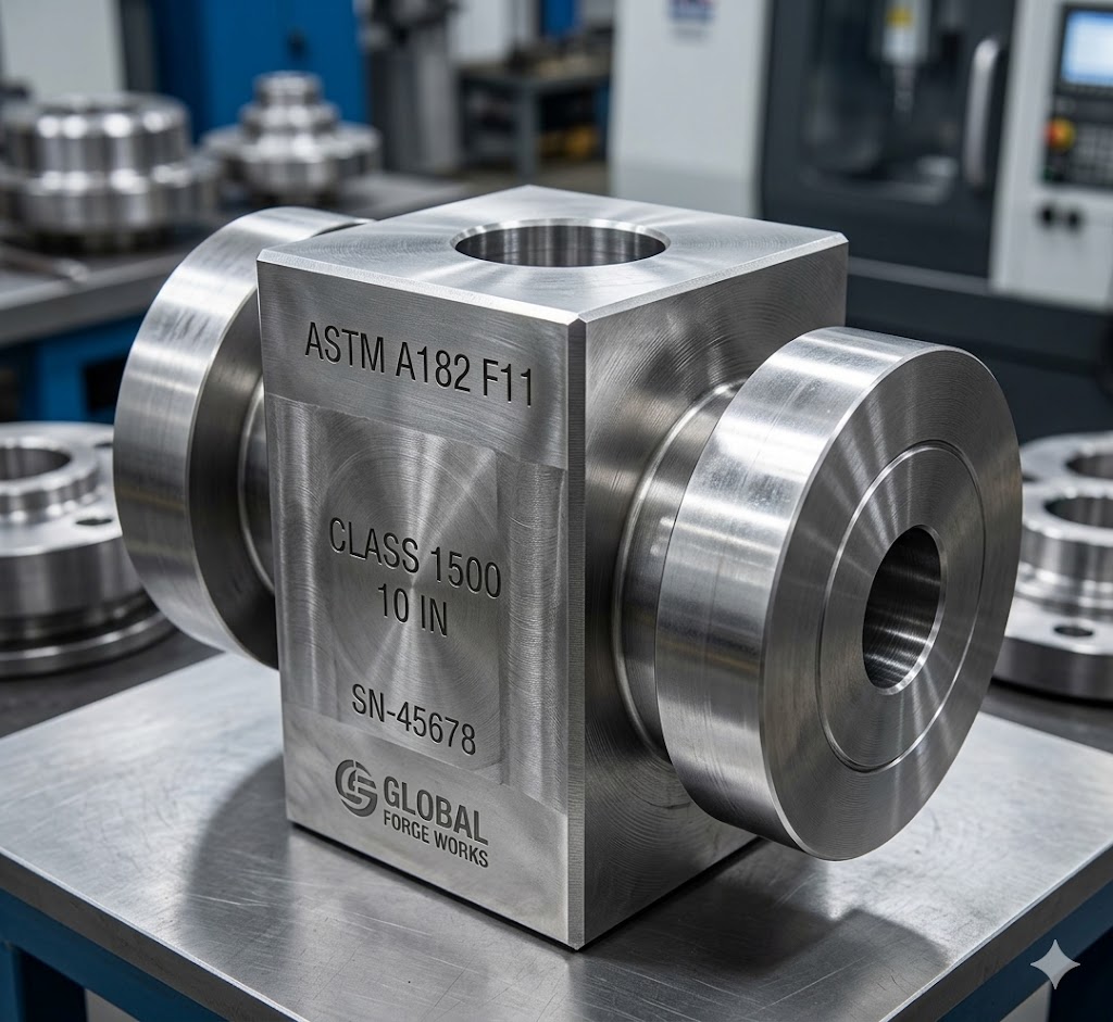 ASTM A182 F11 Forged Valve Bodies and Bonnets for High-Pressure Service