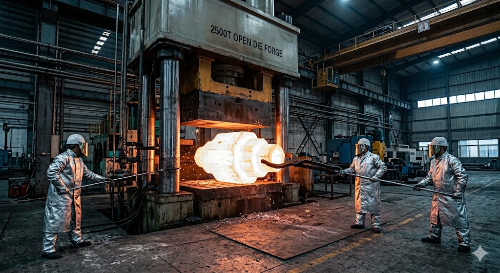 Custom Forged BOP Body Open Die Forging Production Process at Jiangsu Liangyi factory