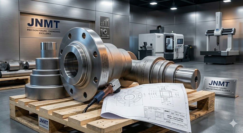 Custom 1.8928 S690QL open die forged parts per drawing