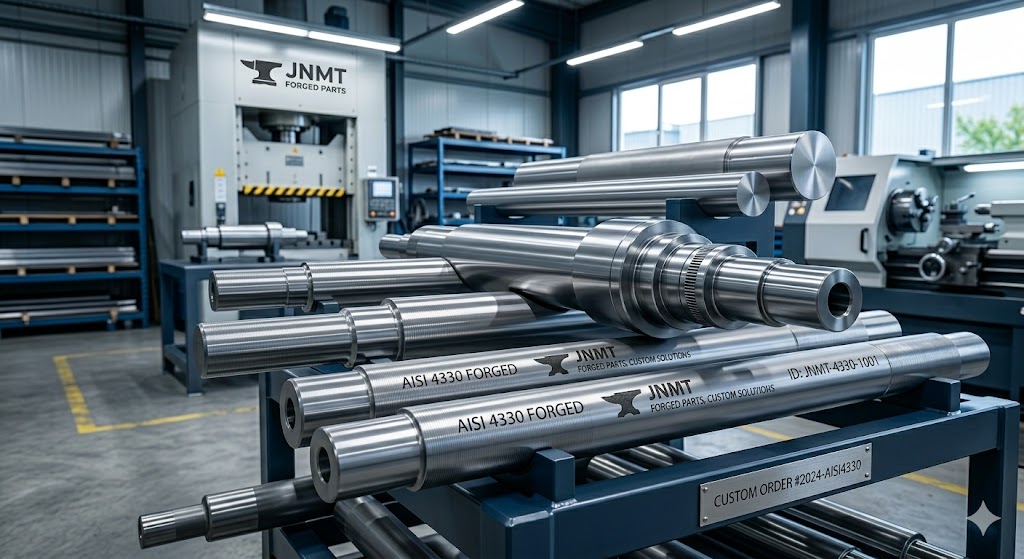 Custom AISI 4330 Forged Bars and Industrial Shafts