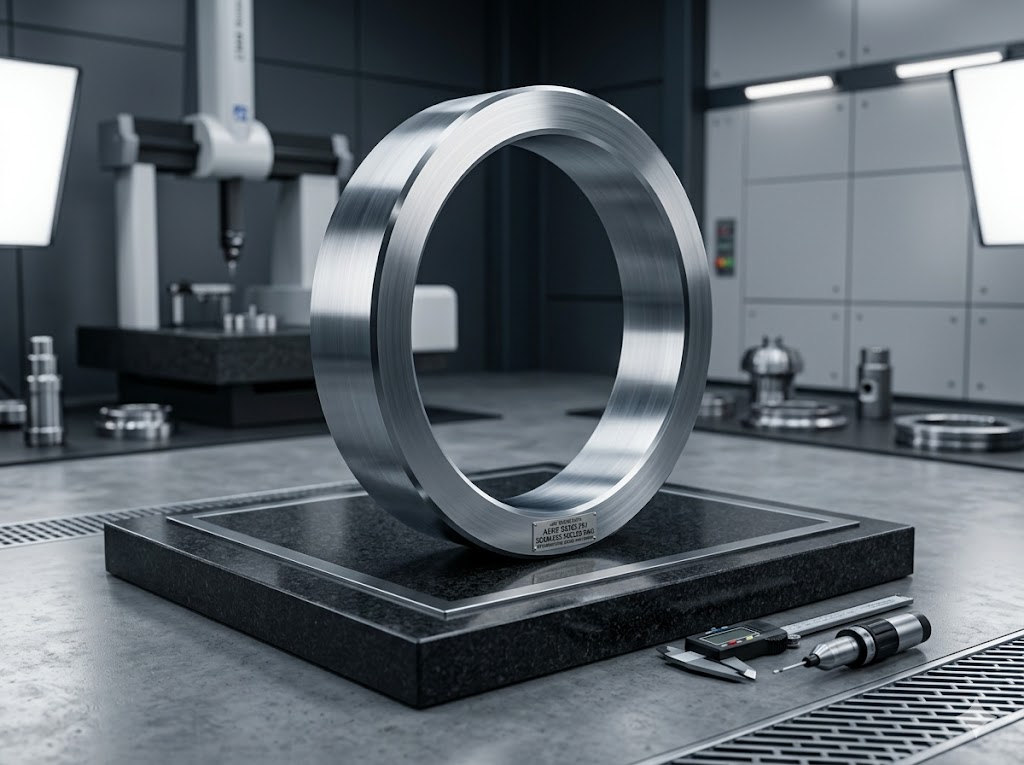 ASME SA182 F91 seamless rolled ring for supercritical boiler applications