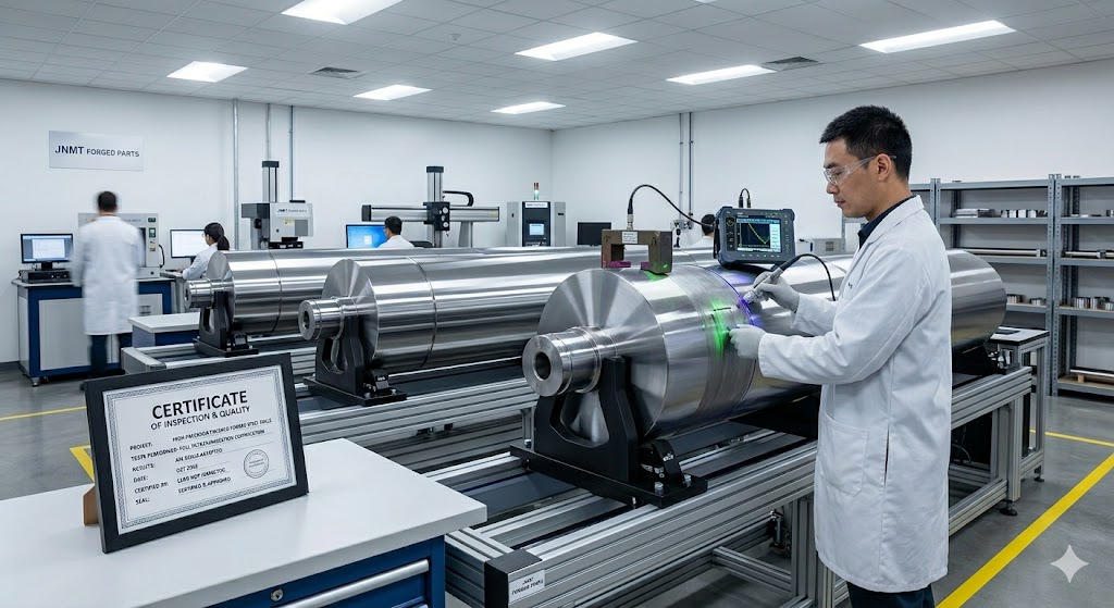 High Precision Finished Forged Steel Rolls with Full UT/MPI Inspection Certification