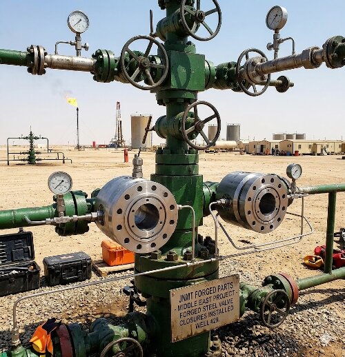 Forged Steel Valve Closures Installed in Middle East Oil & Gas Wellhead Project