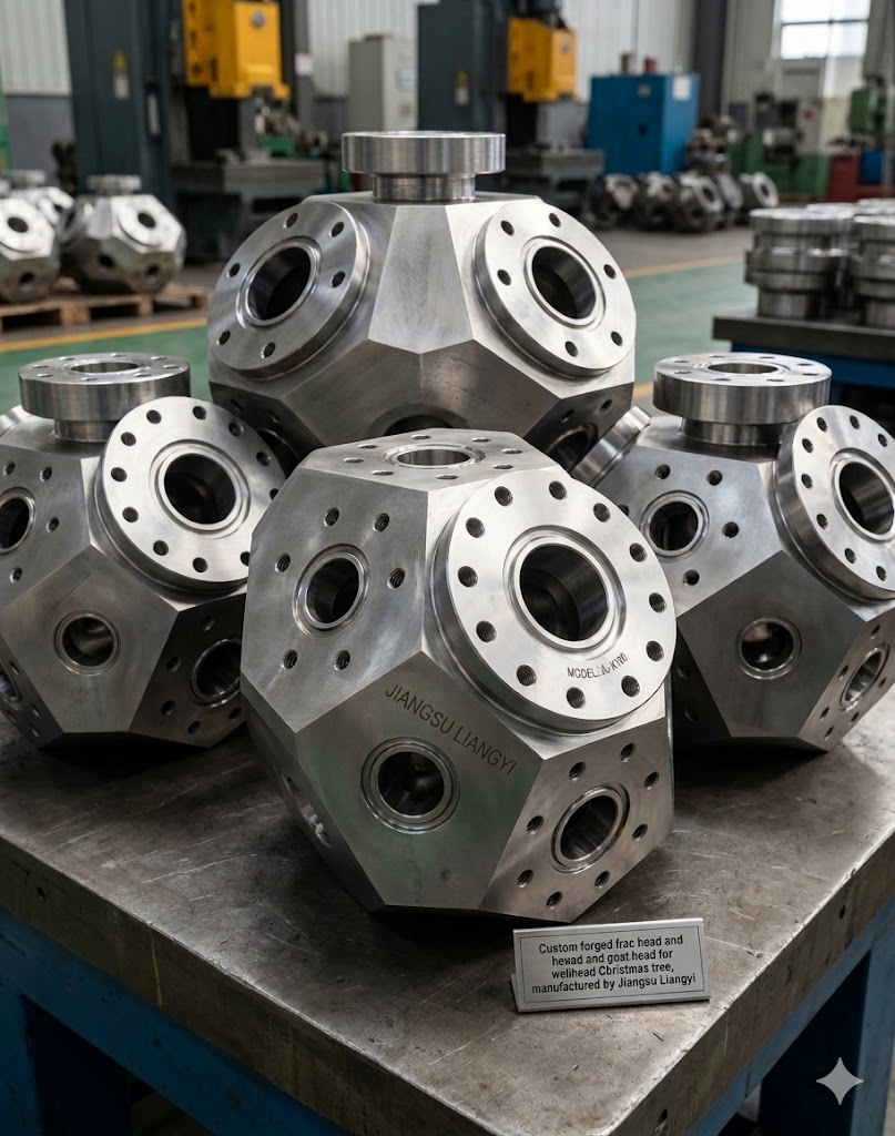 API 6A Compliant Forging Frac Head | Custom Wellhead Goat Head for Oil & Gas Christmas Tree - Jiangsu Liangyi