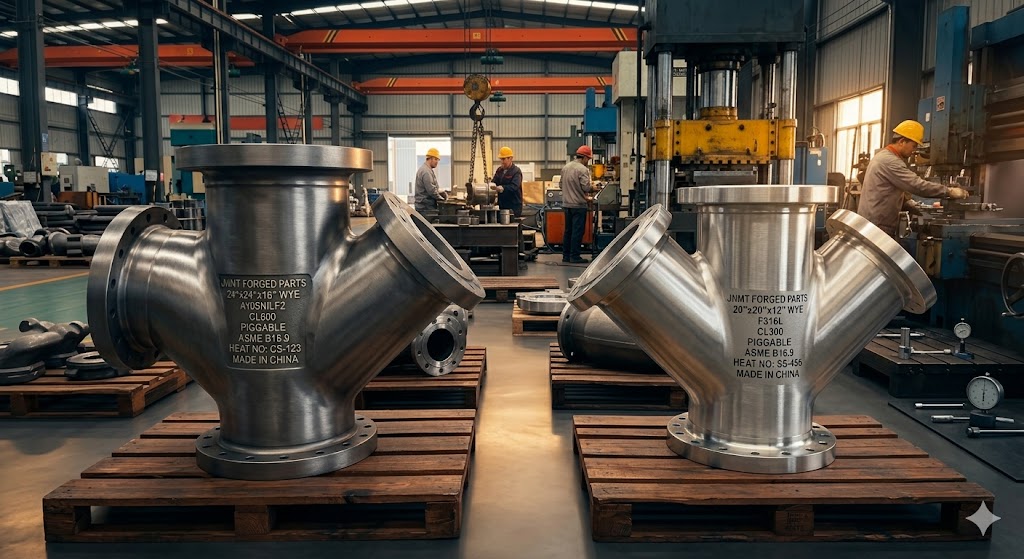 Forging Steel WYE Pieces and Piggable Wyes manufactured by Jiangsu Liangyi