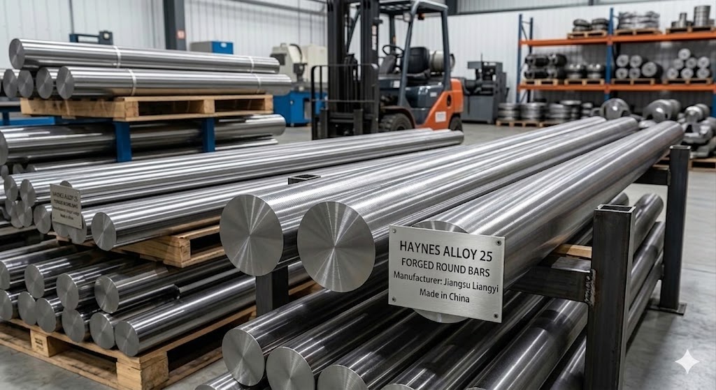 China Haynes Alloy 25 forged round bars manufacturer Jiangsu Liangyi