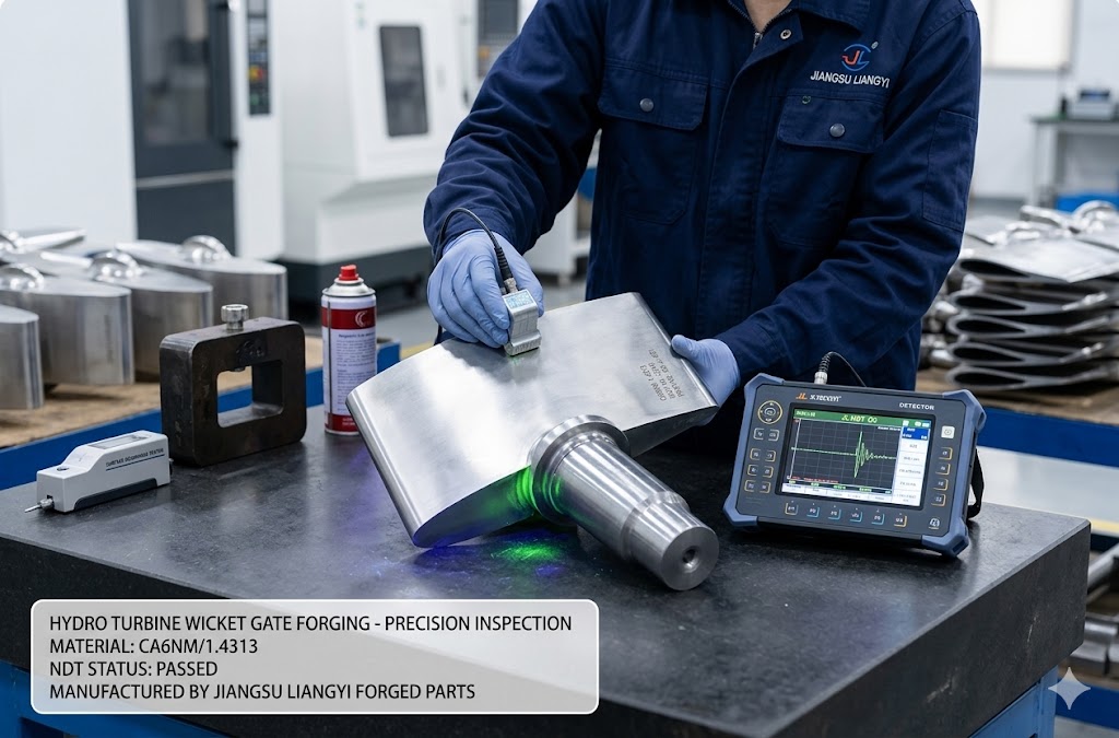 CA6NM 1.4313 Forged Hydro Turbine Wicket Gates Precision NDT Inspection & 5-Axis CNC Machining - Jiangsu Liangyi