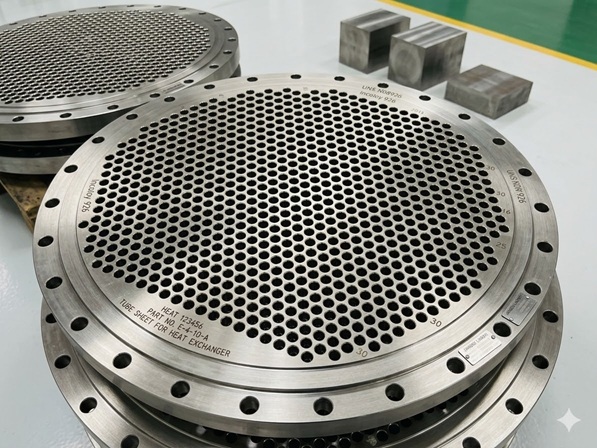 UNS N08926 Forged Discs, Tube Sheets & Blocks for Heat Exchangers