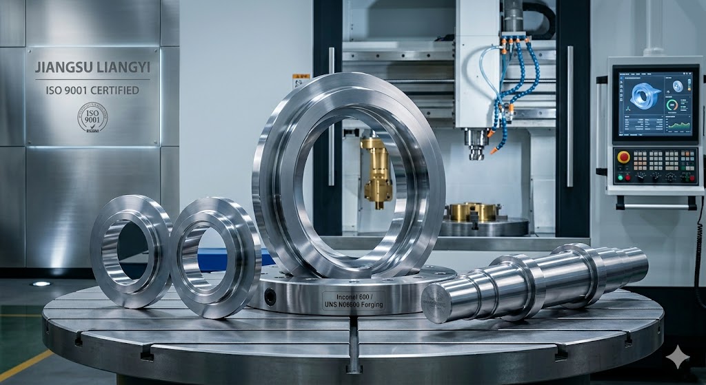 Alloy 600 / UNS N06600 Forging Parts (Inconel&reg; 600) — Custom Forged Components by Jiangsu Liangyi, China ISO 9001 Certified Manufacturer