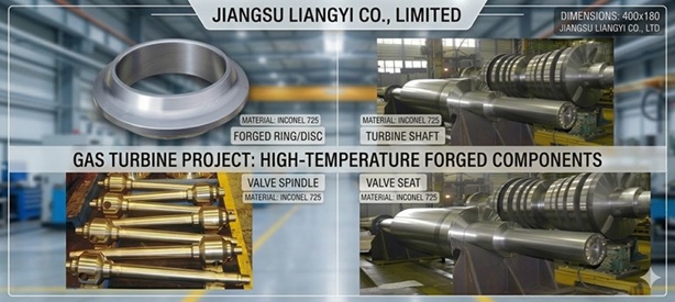 Inconel 725 Forged Gas Turbine blade flat bars& turbine disks