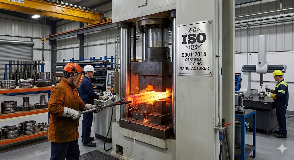 ISO 9001:2015 Certified Forging Manufacturer
