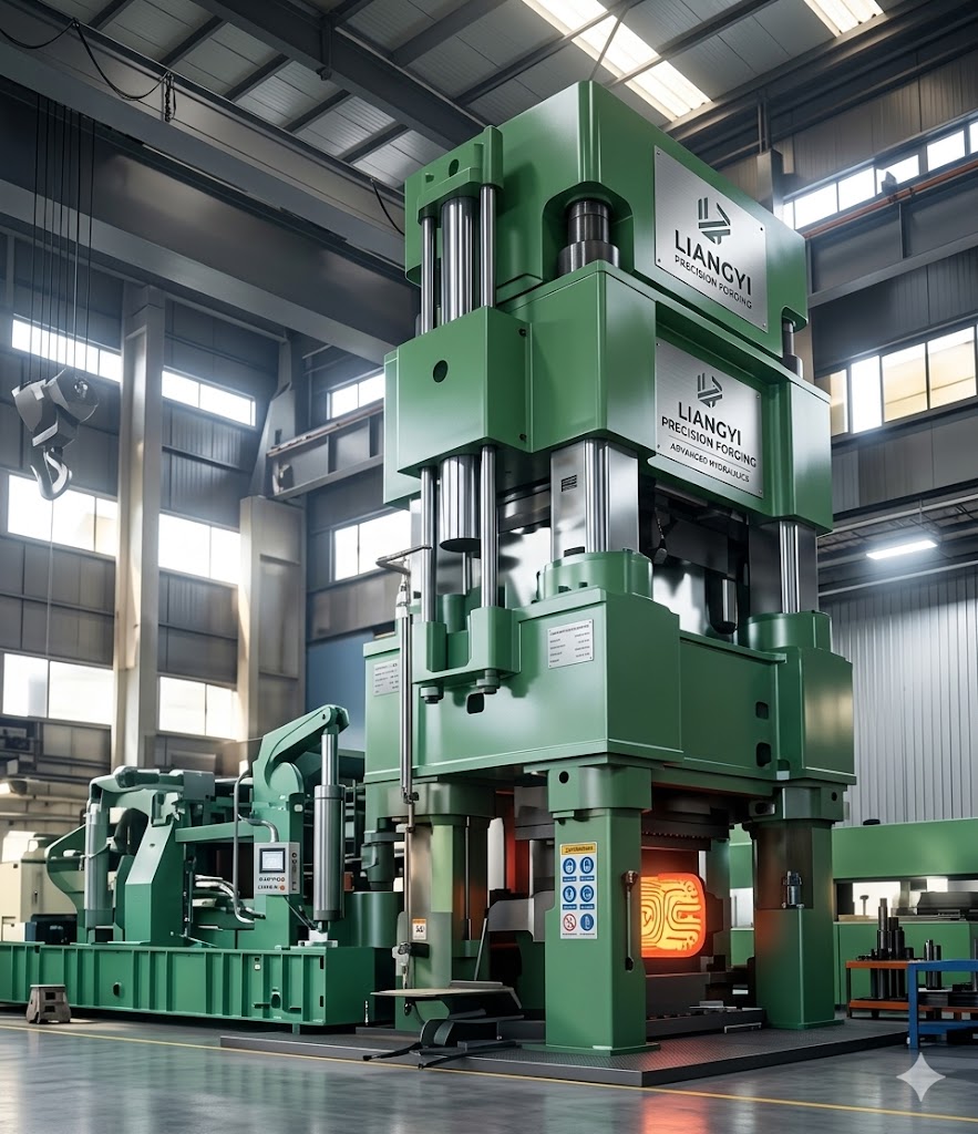 Jiangsu Liangyi advanced open die forging factory with hydraulic press equipment in Jiangyin Jiangsu China
