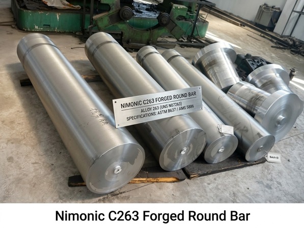 Nimonic C263 Forged Bar – Alloy 263 Round Bar UNS N07263 ASTM B637 AMS 5886