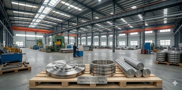 Nimonic C263 Open Die Forging Factory – 6000-Ton Hydraulic Press Jiangsu Liangyi China