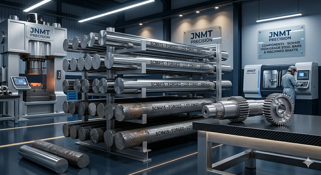 SCM415 Forged Bars & Gear Shafts for Industrial Applications