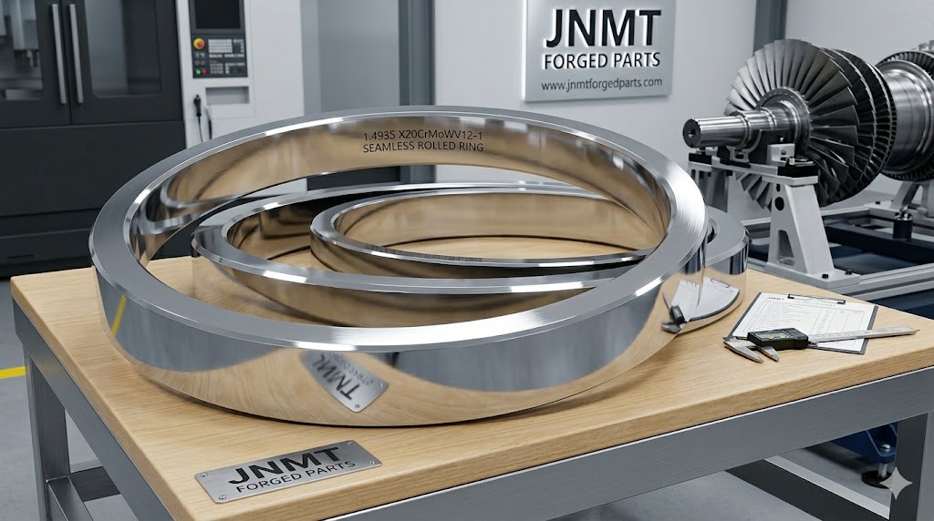 1.4935 X20CrMoWV12-1 seamless rolled forged steel rings for turbine applications from jnmtforgedparts.com
