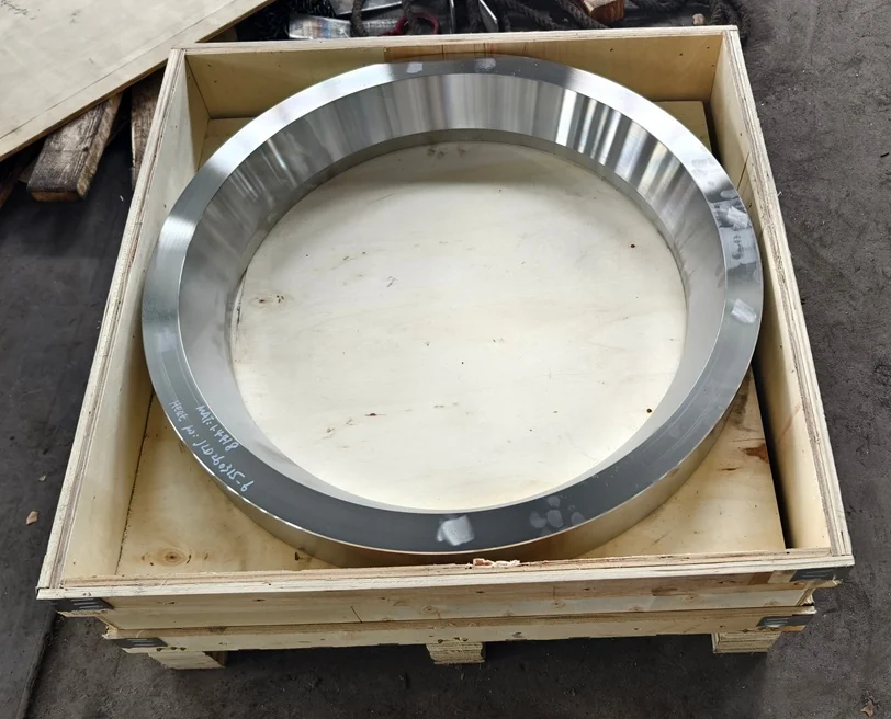1.4418 / X4CrNiMo16-5-1 forged closing ring for a centrifuge, semi-machined — Jiangsu Liangyi